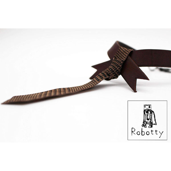 robotty cat callar genuine leather 100 tie present gift fashion 2 2