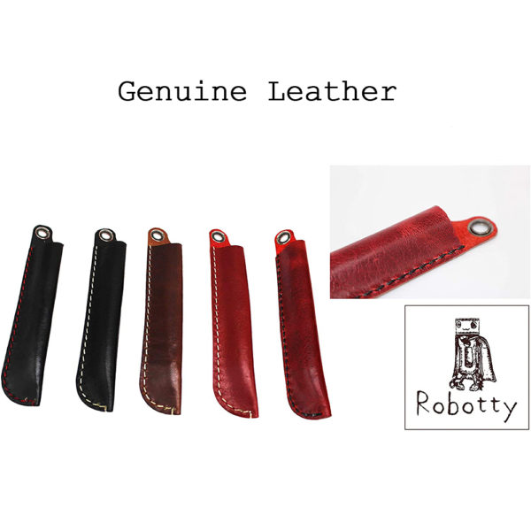 robotty pencase single fountain pen pouch leather genuine gift present 1