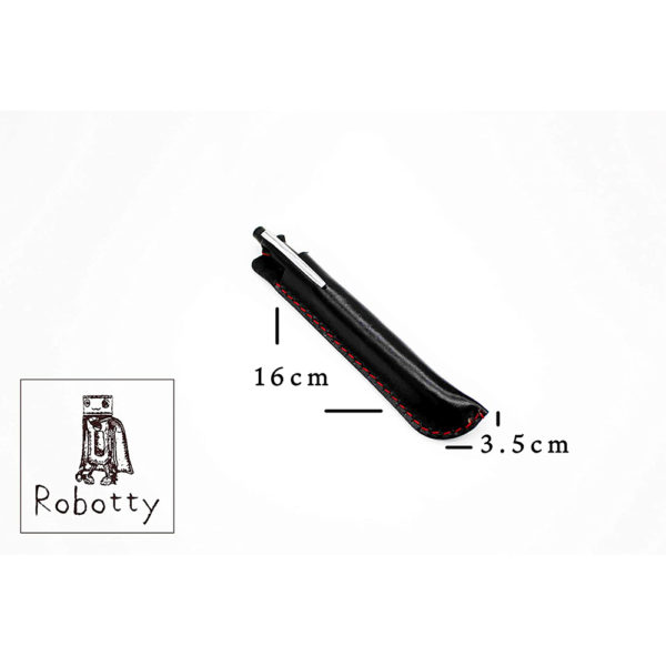 robotty pencase single fountain pen pouch leather genuine gift present 2