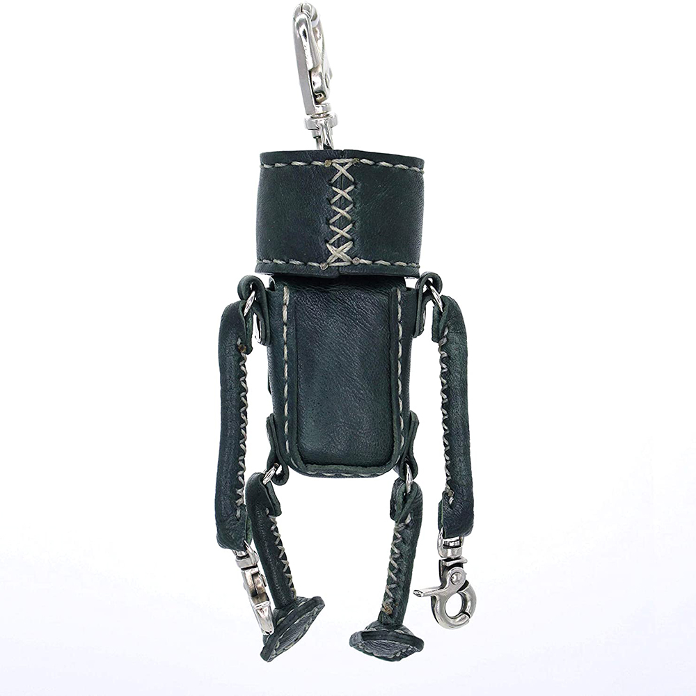 robotty robot Key ring gift present genuine leather pony japan 4